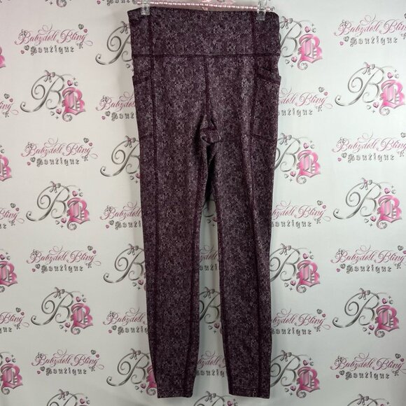 Mondetta Pants - Mondetta tights leggings heathered Textured Purple pink Leggings pants